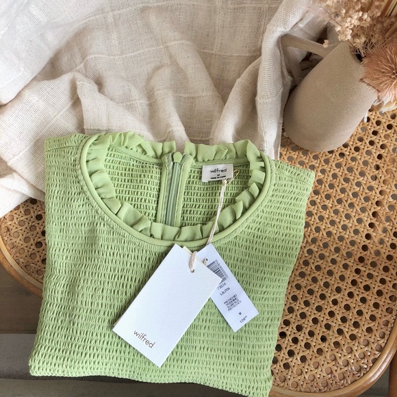 SOLD on Vinted - NWT Wilfred Tempest Blouse Pistachio Size Medium - Picture 4 of 10